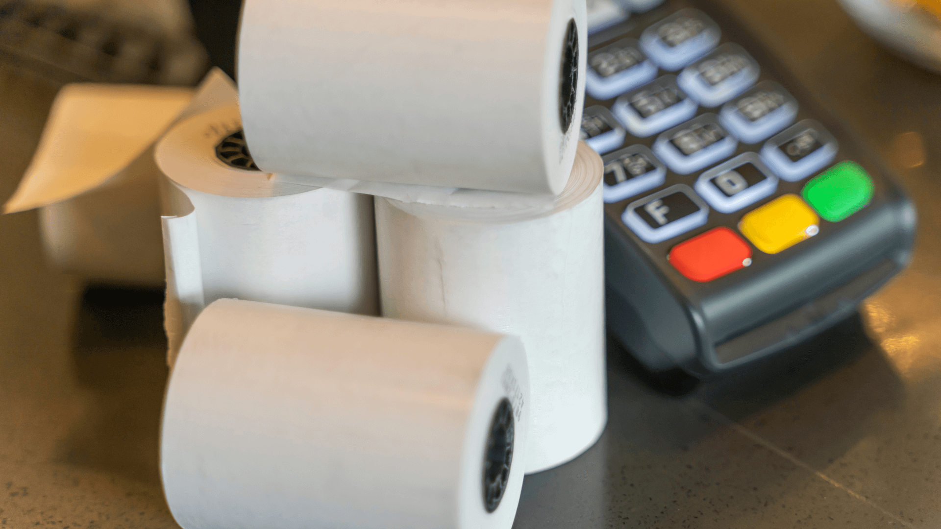rollos de papel térmico y bond
